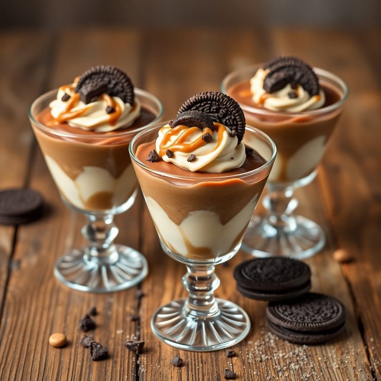 Delícia de Creme de Avelã com Leite Condensado e Chocolate Oreo