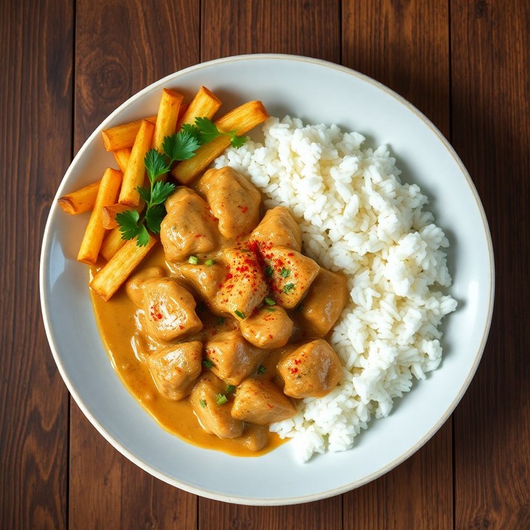 Estrogonofe de Frango com Paprika e Creme de Leite