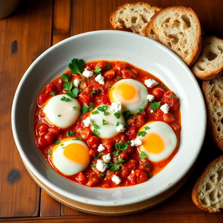 Savory Shakshuka with Spiced Onions and Juicy Tomatoes