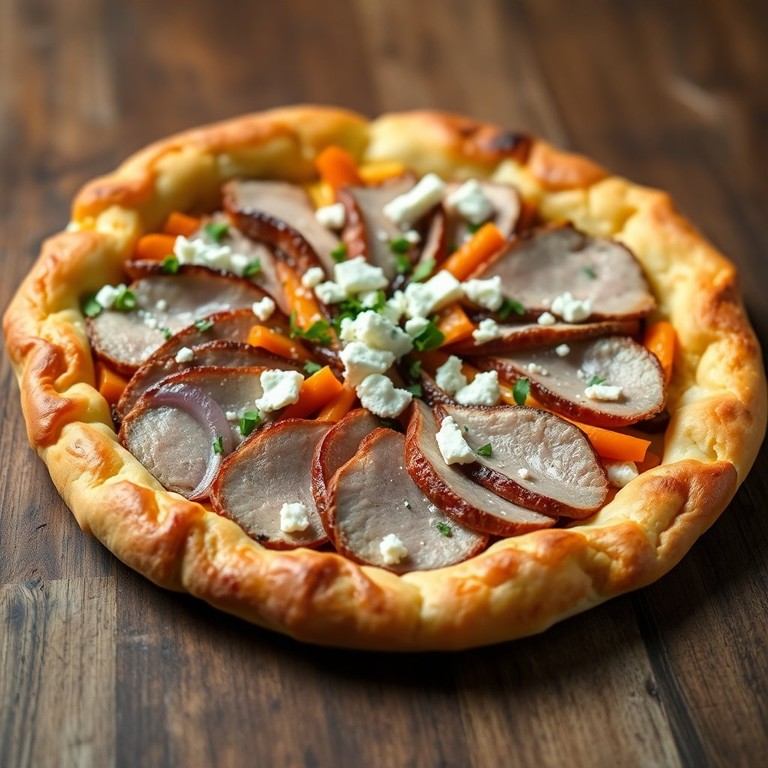 Tarte Salée au Magret de Canard et Bleu de Bresse