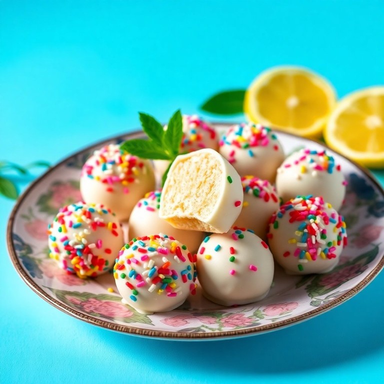 Brigadeiros de Chocolate Branco e Limoncello Sem Manteiga