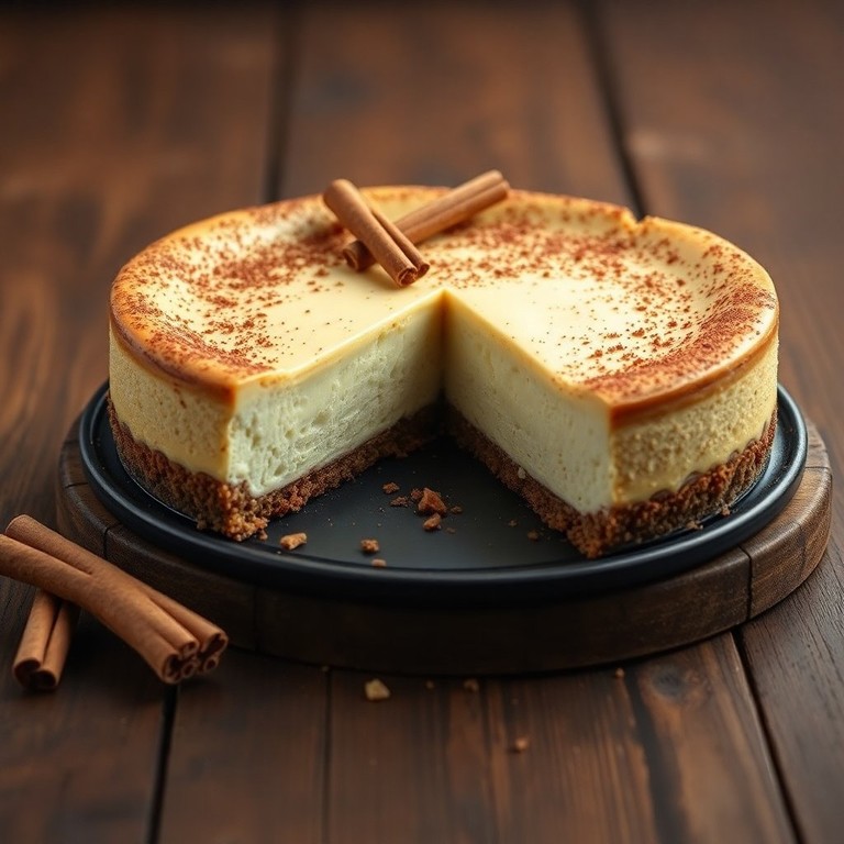 Decadente Stevia Cheesecake met een Gekruide Amandelmeelkorst