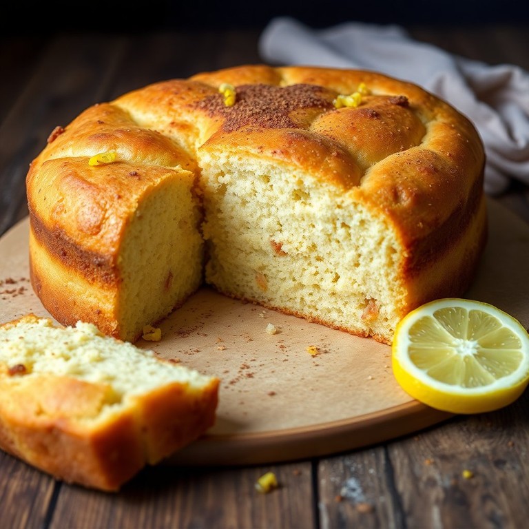 Gâteau Moelleux au Citron et à la Cannelle