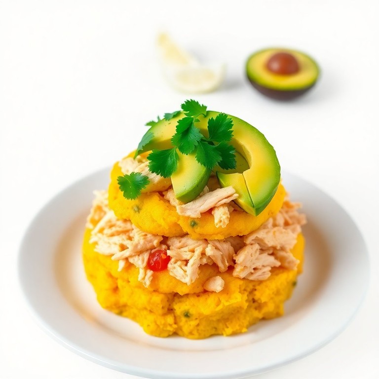 Causa Limeña con Sabor a Curry