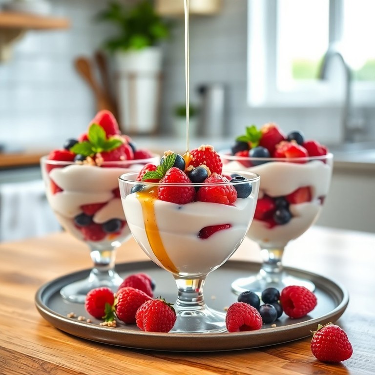 Yaourt Grec aux Fruits Rouges et Miel