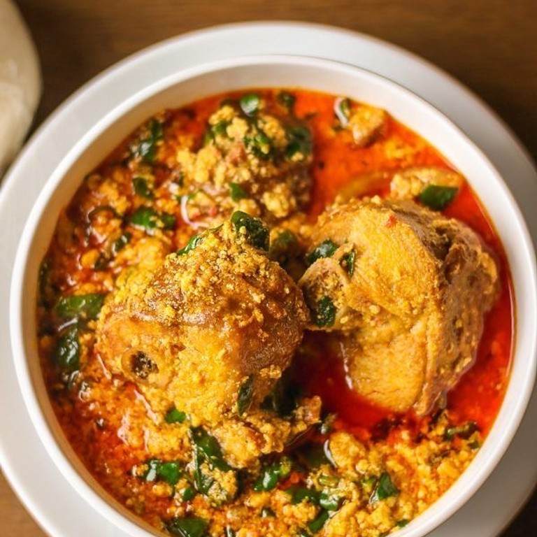 Chicken soup from Ghana