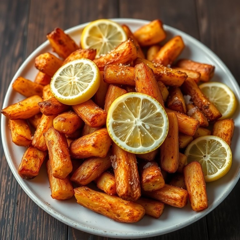 Batata Frita com Sal e Limão