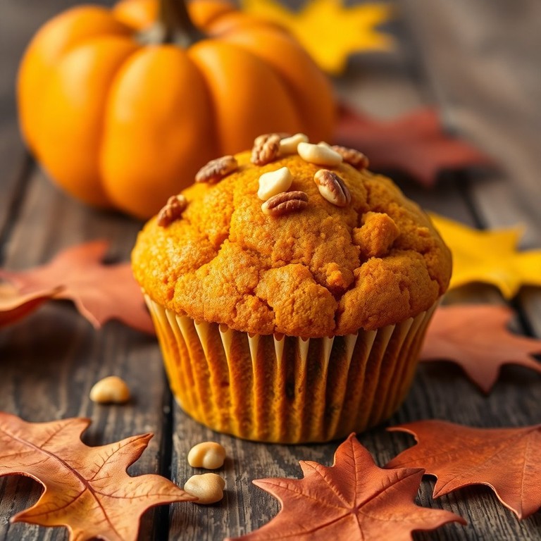 Muffins de Calabaza y Especias Sin Azúcar y Sin Gluten