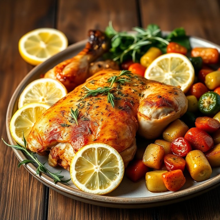 Poitrine de Poulet Rôtie aux Herbes de Provence