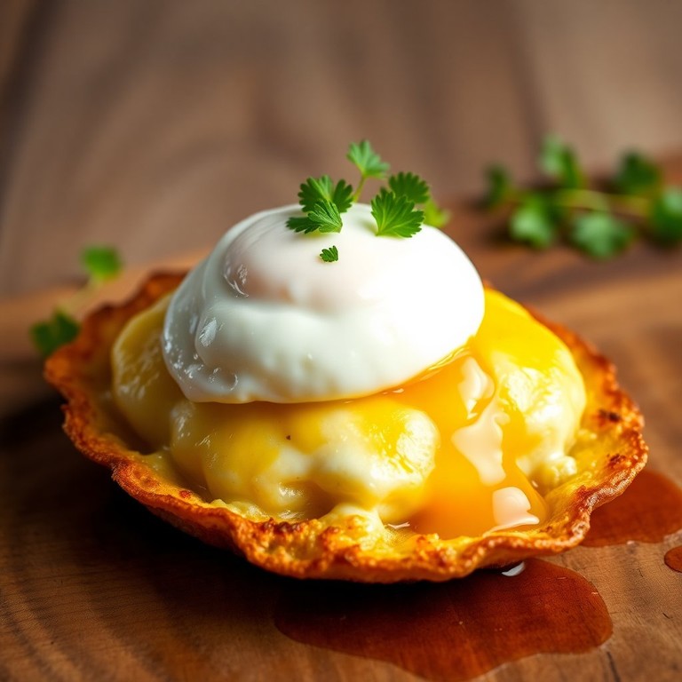 Tapioca Crocante com Ovo Pochê Perfeito