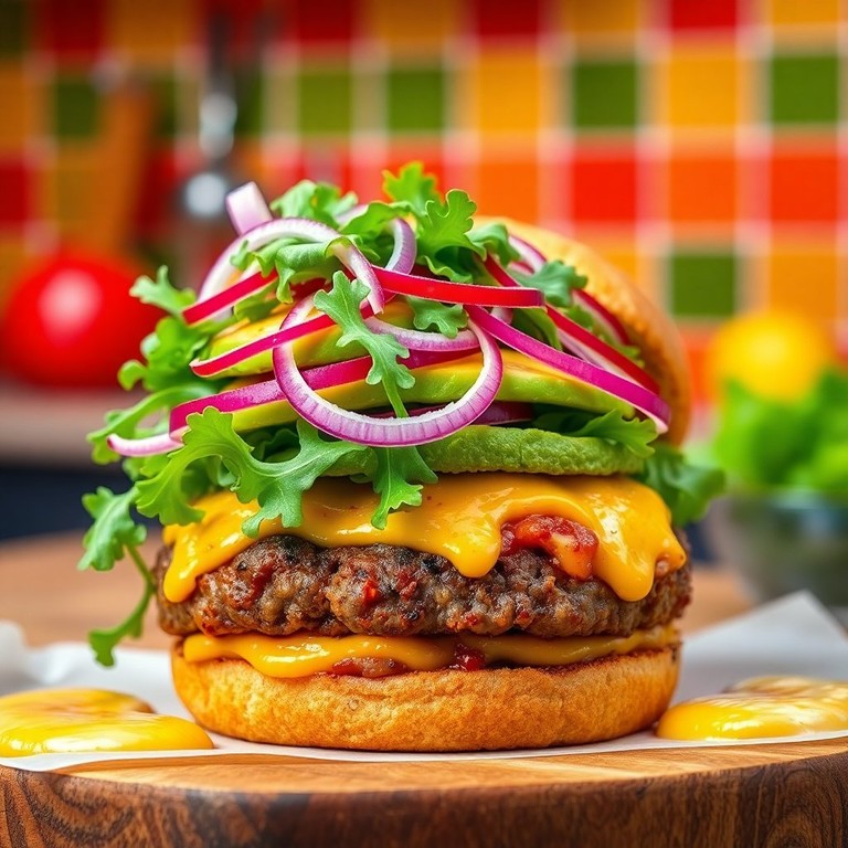 Ultimate Harissa Jerk Smash Burger Experience