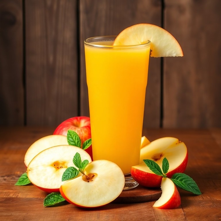 Crisp and Refreshing Homemade Apple Juice