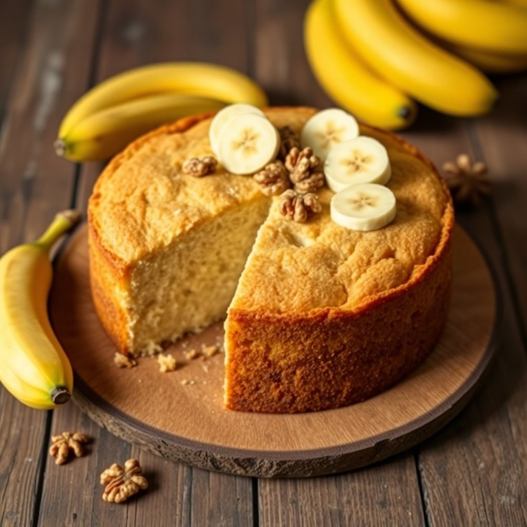 Bolo de Banana Sem Açúcar