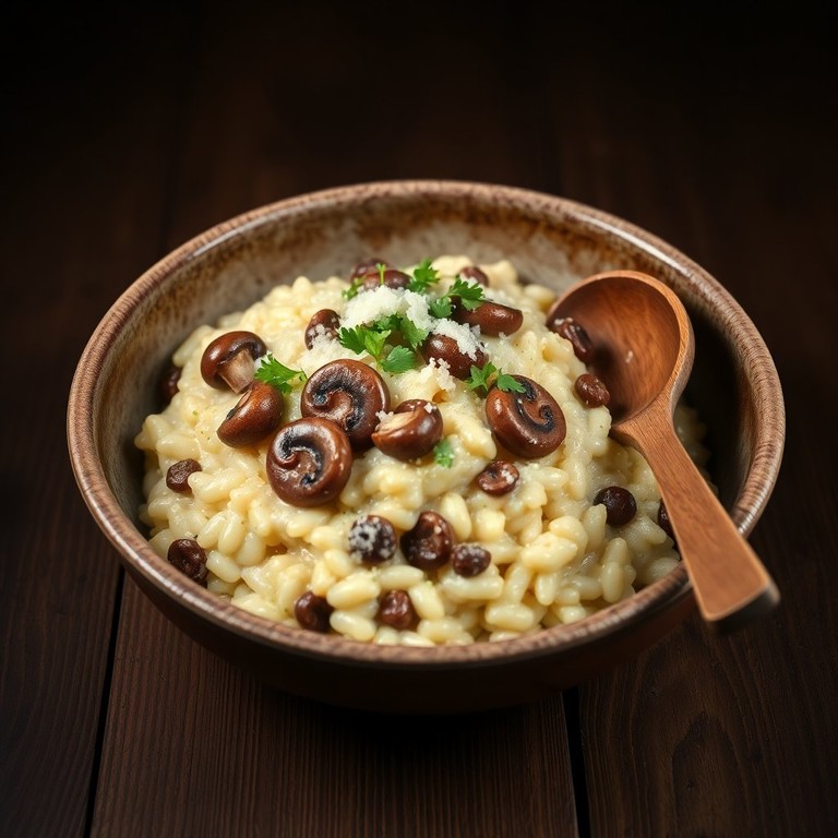 Risotto aux Champignons et Parmesan Affiné
