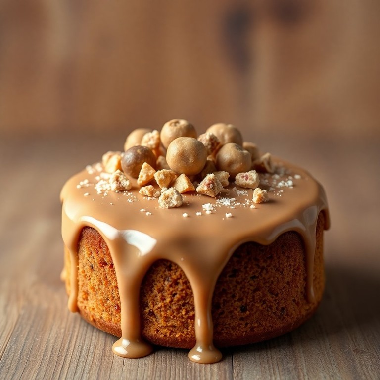 Velvety Brown Sugar Egg Icing with Malt Crunch