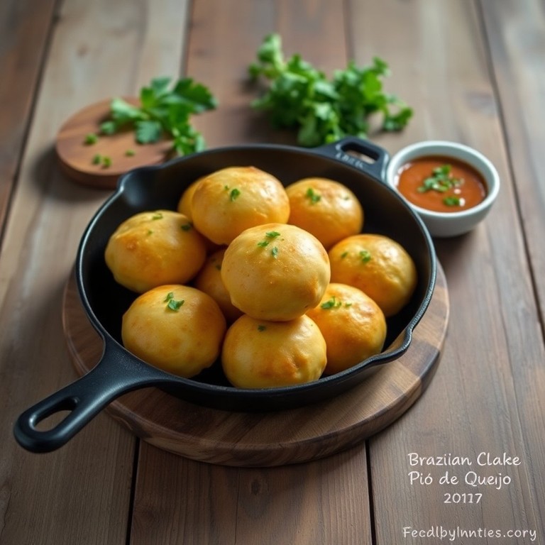 Minimalist Skillet Pão de Queijo with Coconut Milk