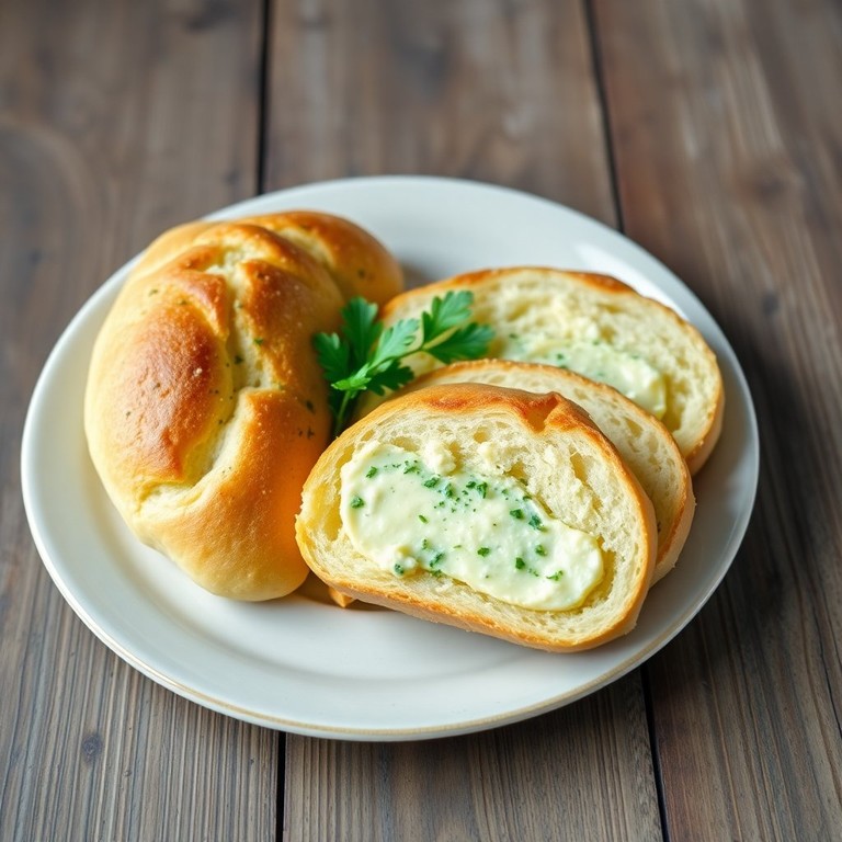 Pão Manteiga com Alho e Salsa