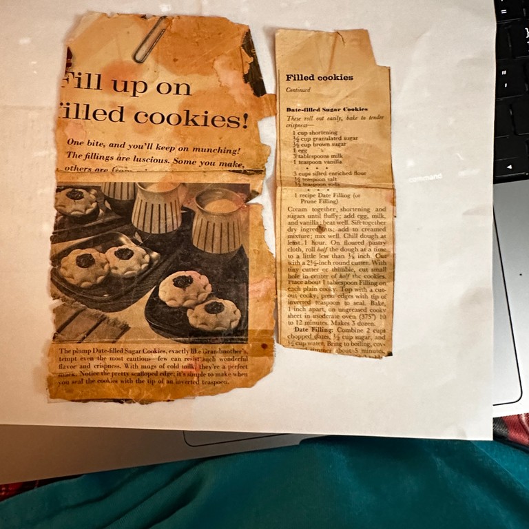 Date-Filled Sugar Cookies