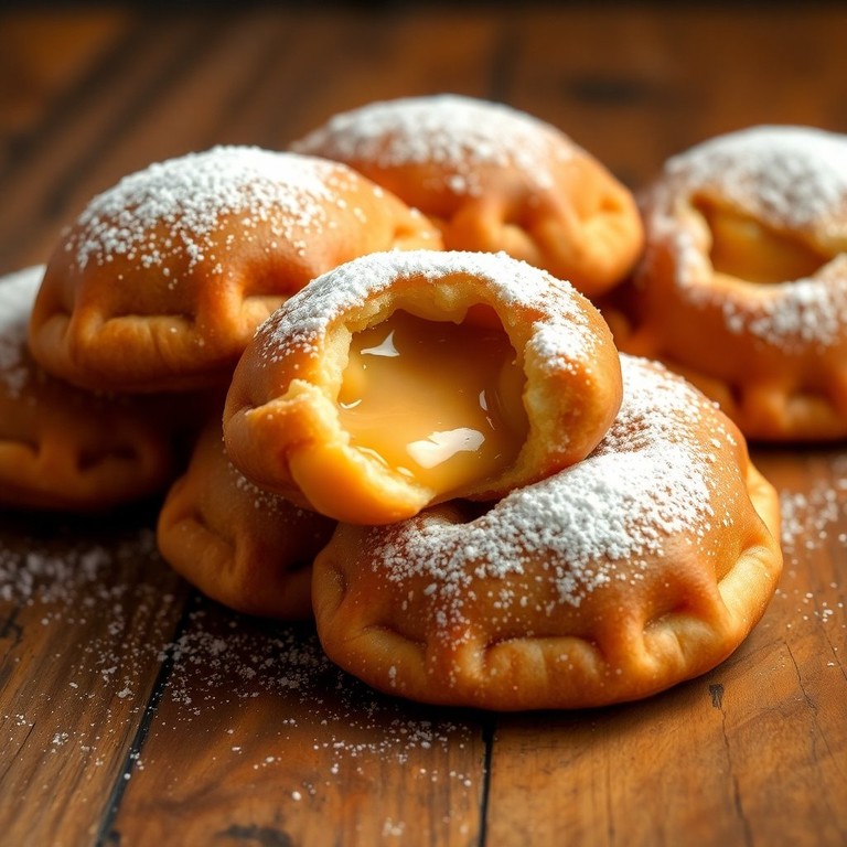 Sopaipillas Rellenas de Dulce de Leche