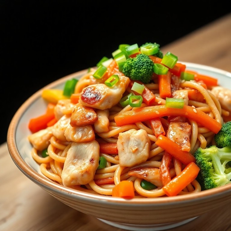 Yakisoba Tradicional com Frango e Legumes