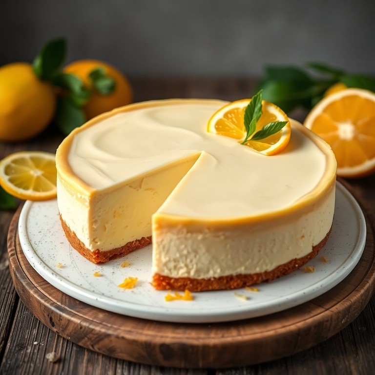 Cheesecake aux Agrumes Zestés