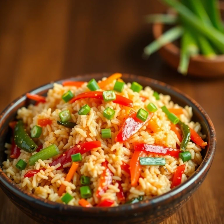 Savory Soy Sauce Fried Rice Delight - Mr. Cook