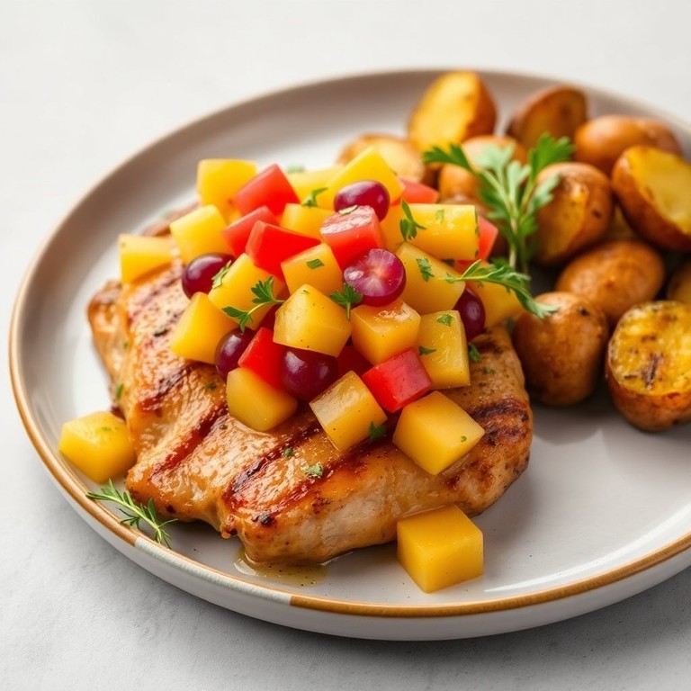 Tropical London Broil with Pineapple Salsa