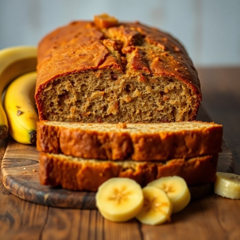 Eggy Banana Jaggery Bread Loaf