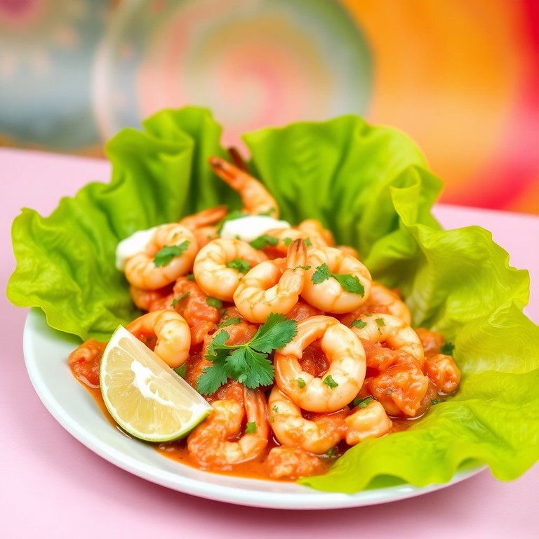 Camarones al Estilo Criollo in Roze Saus