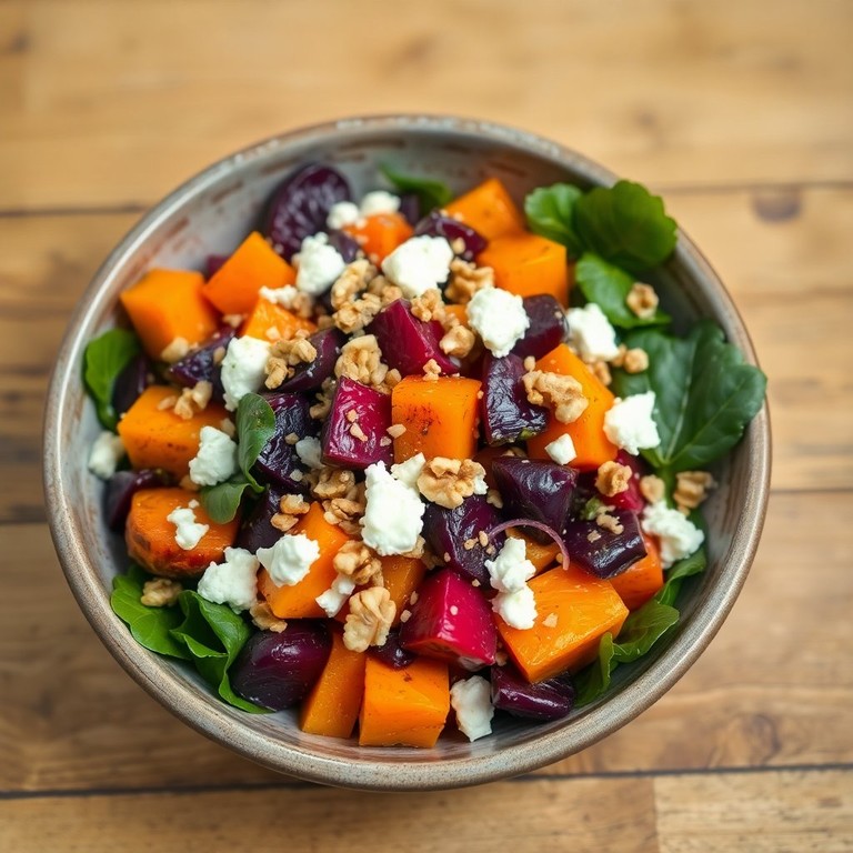 Spiced Butternut and Beetroot Warm Salad