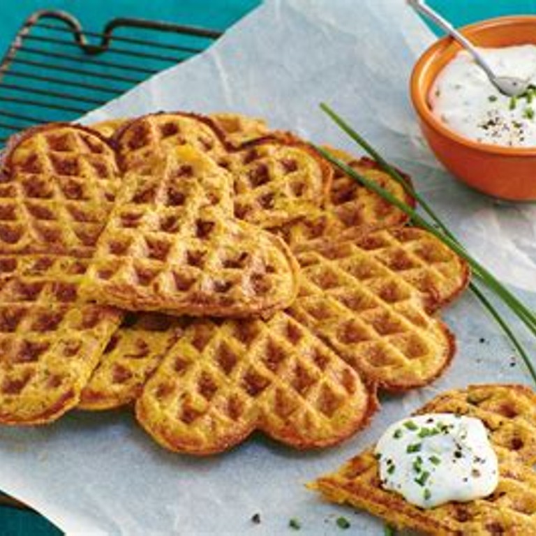 Ayurvedische Süßkartoffel-Waffeln