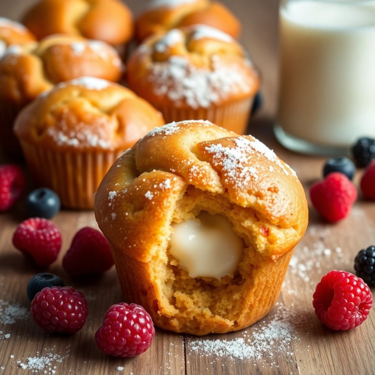 Sweet Sigma Muffins with a Surprise Center