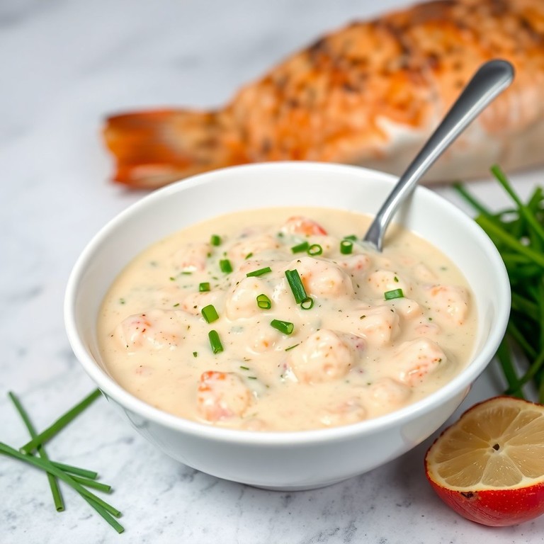 Romige Kreeftensaus met Knoflook en Bieslook