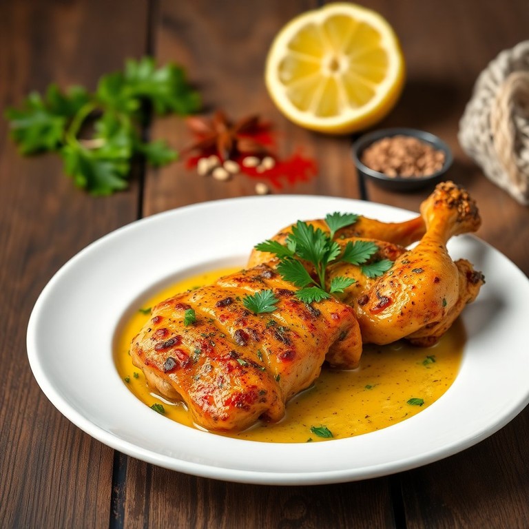 Poulet Portugais aux Épices et Citron
