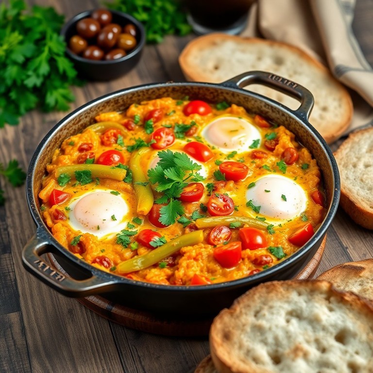 Menemen: Turkish Scrambled Eggs with Peppers