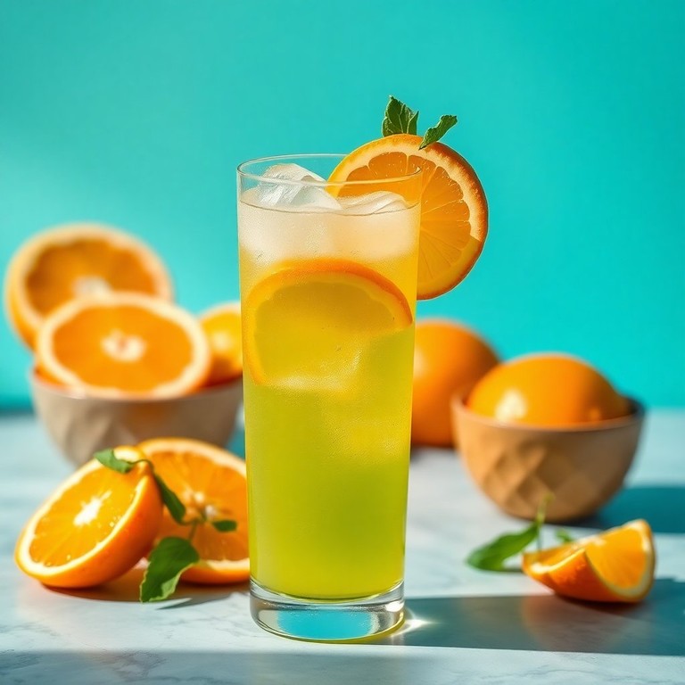 Spritz de Matcha à l'Orange et 7up