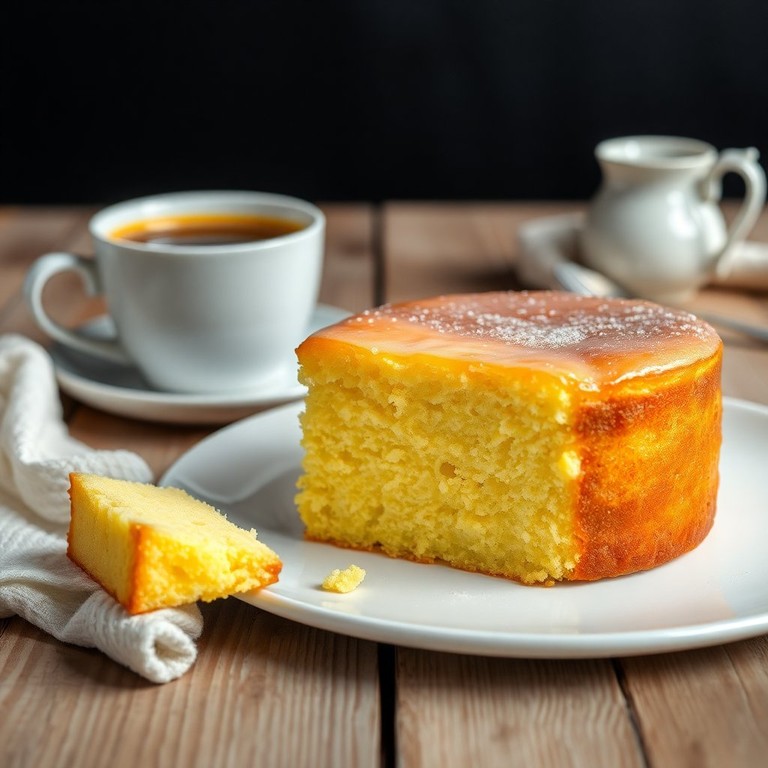 Bolo de Ovo com Cobertura de Açúcar