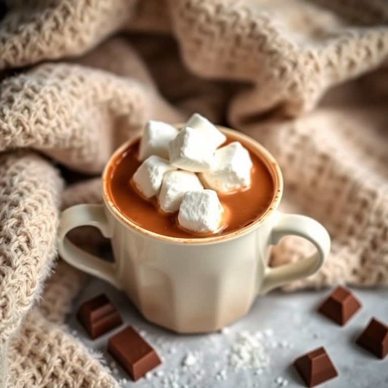 Delicia de Chocolate Caliente con Nubes
