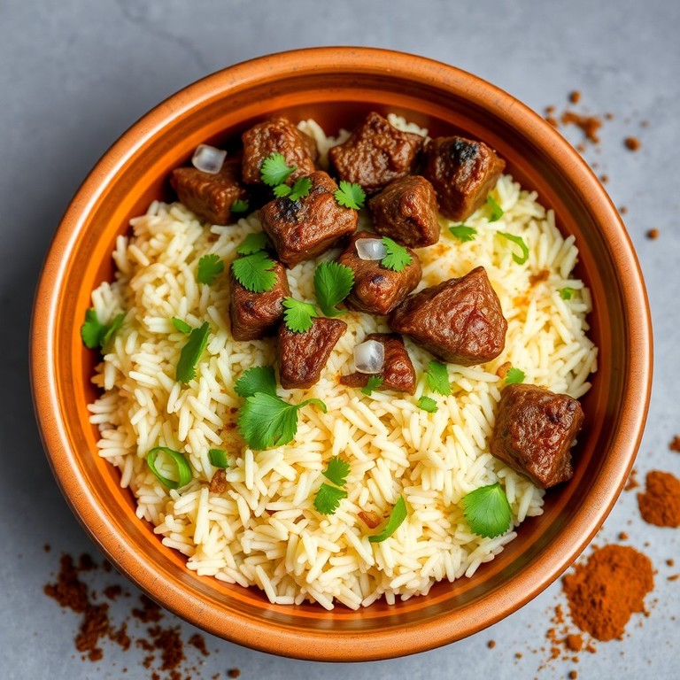 Lamb Biryani: Tender Meat and Savory Rice Delight