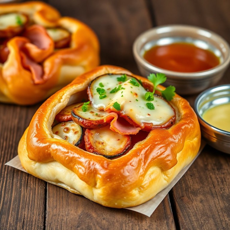 Croustillant de Jambon et Courgettes en Pâte Feuilletée