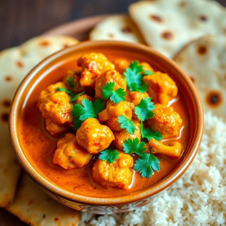 Curry de Chou-fleur et Poulet