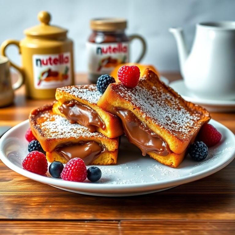 Nutella-Stuffed French Toast Delight
