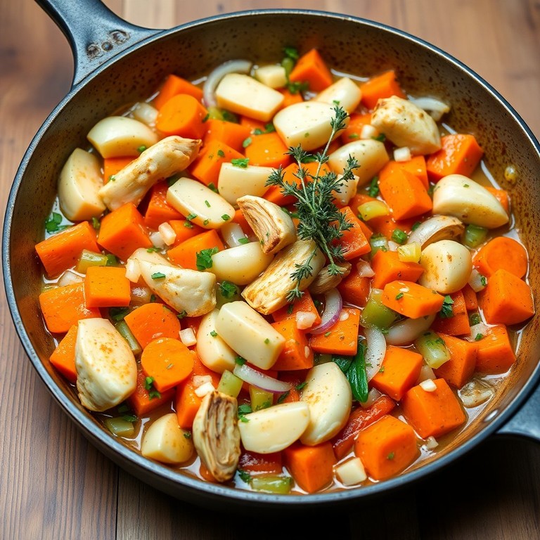 Savory Artichoke and Carrot Medley