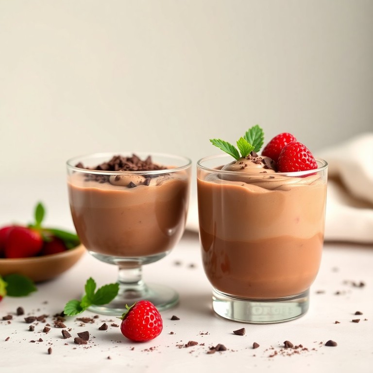 Mousse de Chocolate com Whey Proteína