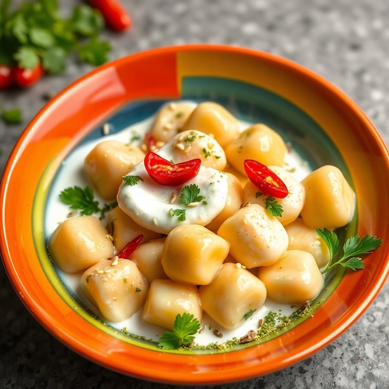 Gnocchi in cremiger Soja-Thaimischung