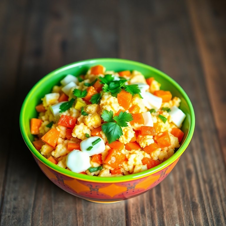 Indian Masala Egg White Scramble