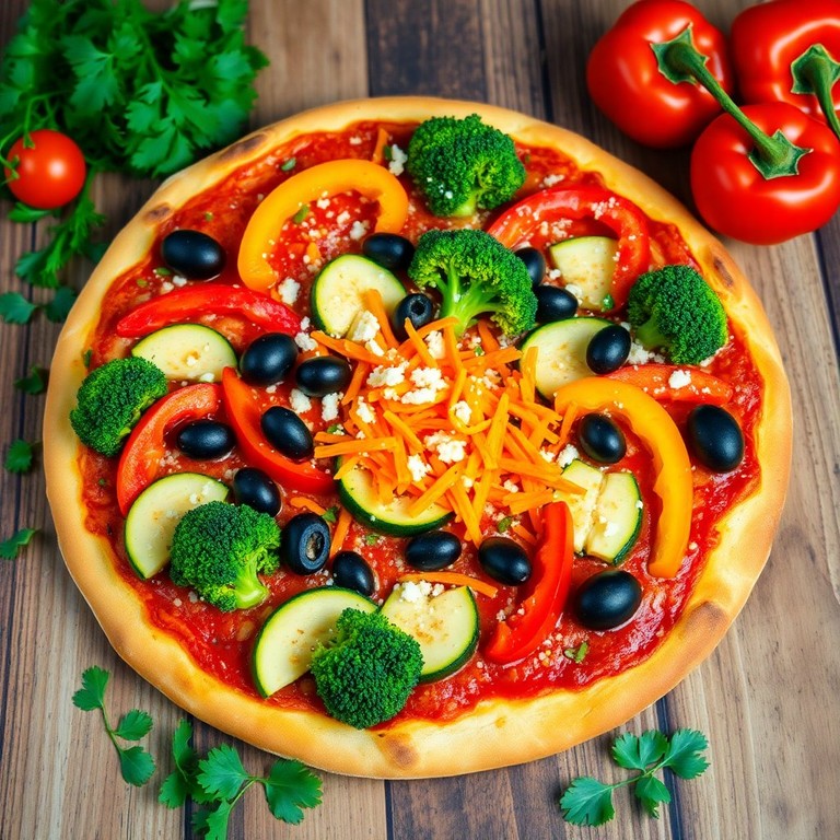 Pizza Colorida da Inclusão