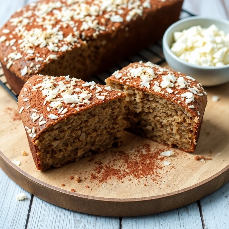 Bolo de Aveia com Coco e Cacau