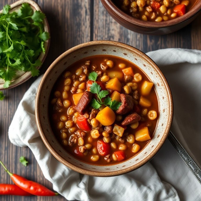 Potaje de Lentejas Tradicional con Chorizo