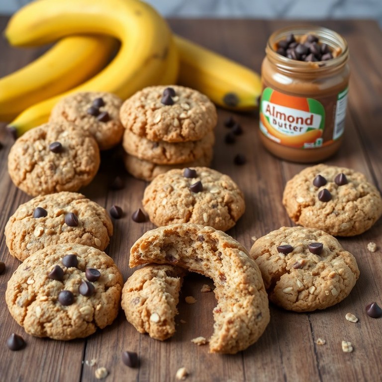 Galletas de Avena y Plátano Sin Gluten